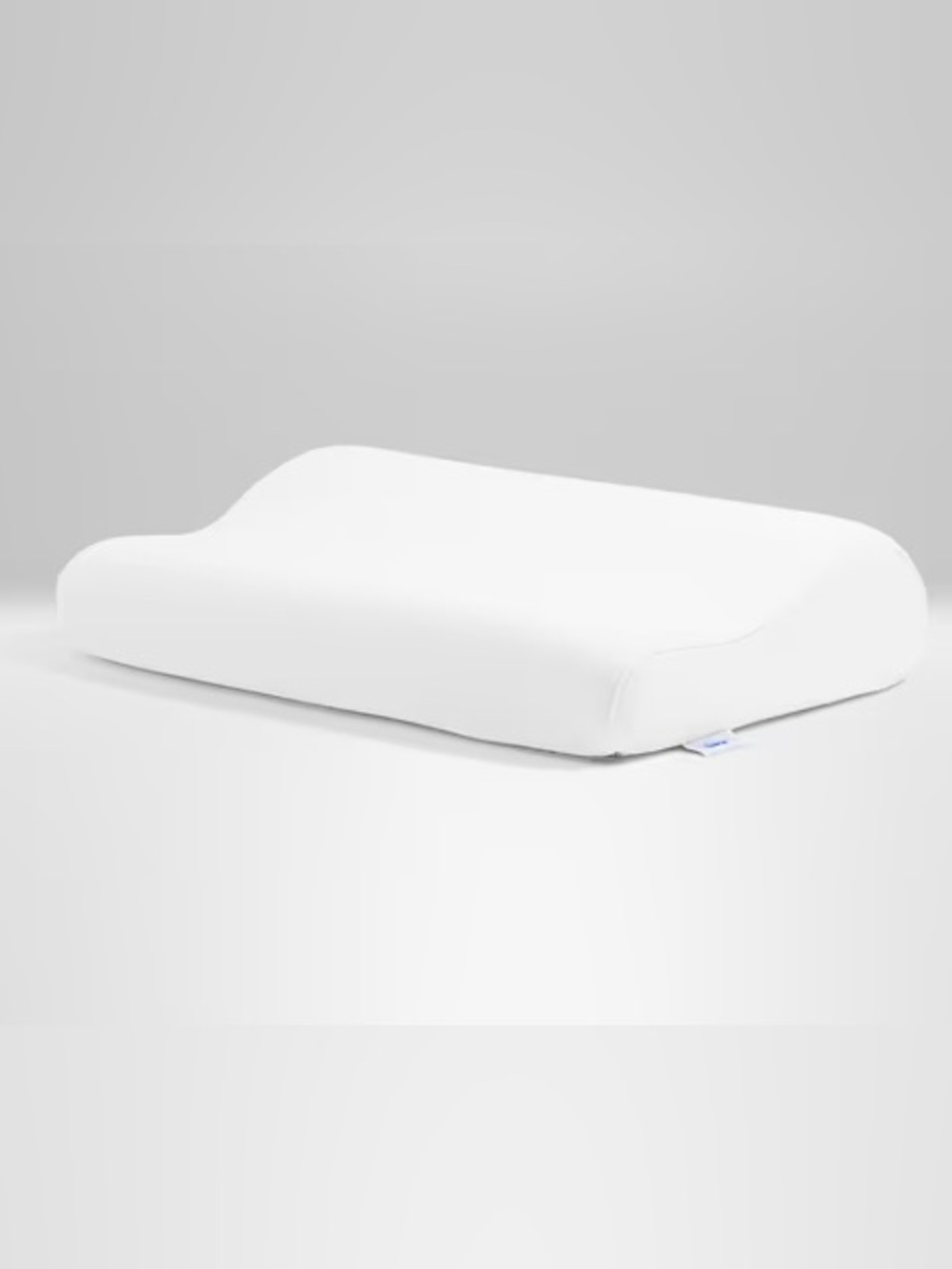 Ergonomic Contour Pillow in White - Supportive Neck Alignment